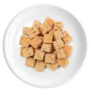 Cubetti di pollo con patate dolci
