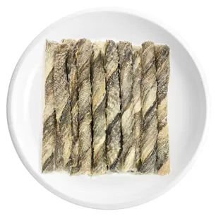 Rotoli di pelle di merluzzo