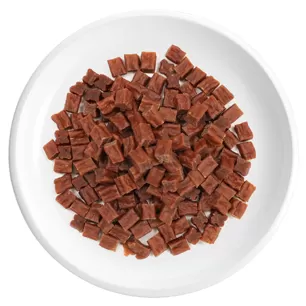 Cubetti di coniglio essiccati