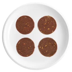 Fette di salsiccia di anatra e mela