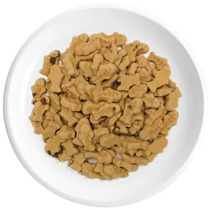 Biscotti a forma di pesce per gatti ai mirtilli rossi