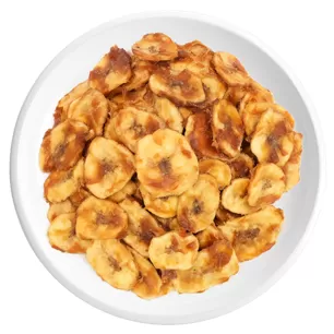 Strisce di pollo e banana al gusto di arachidi