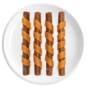 Twist di pollo senza cuoio grezzo
